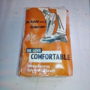 New Vtg DE Luxe Overshoe protection  men's 7.5